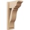 Ekena Millwork 8-in W x 14-in D x 26-in H Funston Trad Rough Cedar Woodgrain TimberThane Outlooker, Primed Tan OUTUR080X14X26FST04RCPR - alternate 1